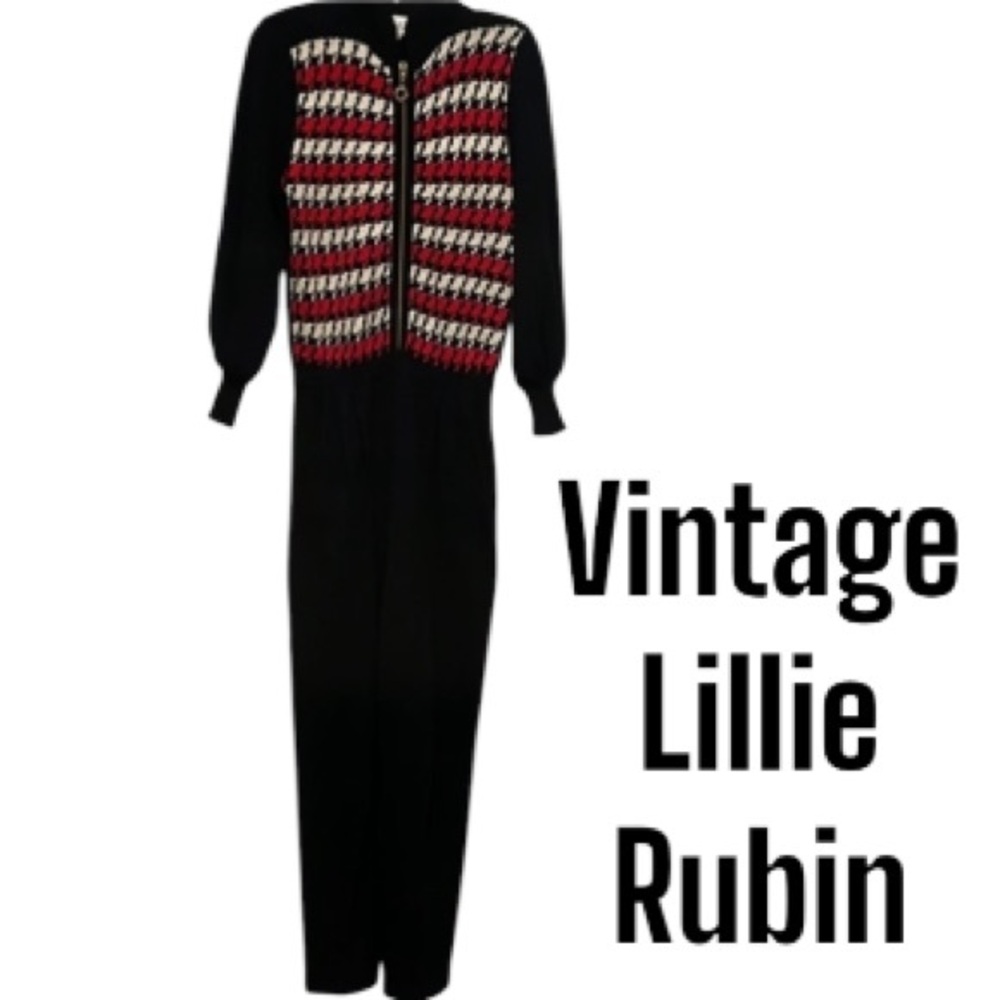 Vintage late 70’s/80’s Lillie Rubin Knit Jumper/Romper